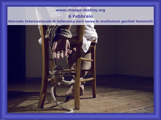 Giornata Internazionale di tolleranza zero verso le mutilazioni genitali femminili