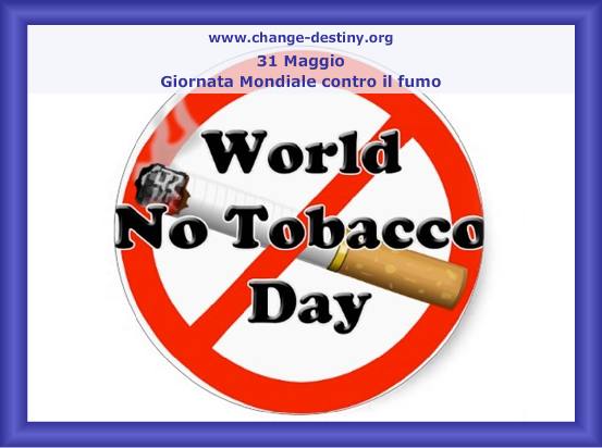Giornata Mondiale contro il fumo